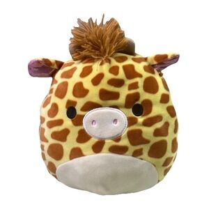 Original‎ Squishmallow Gary the Giraffe 9" Kellytoy Plush Toy Jungle Kids EUC